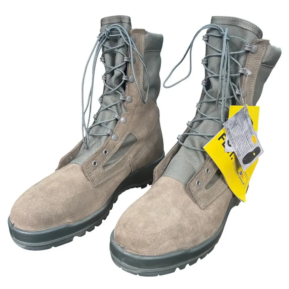 NWT Belleville 600 ST Sage Green Wide Steel Toe Combat Boots Size 11 W